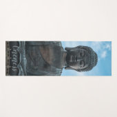 Buddha Statue Sky Inspiration Eins Seite Yogamatte (Vorderseite (Horizontal))