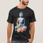 Buddha-Statue T-Shirt (Vorderseite)