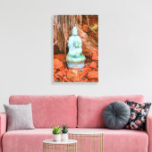 Buddha-Statue umhüllt Leinwand (Insitu (Wohnzimmer))
