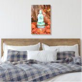 Buddha-Statue umhüllt Leinwand (Insitu (Schlafzimmer))