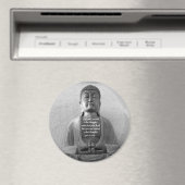 Buddha-Statue, Zitat, Meditation, Magnet (In Situ (Geschirrspüler))