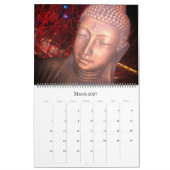 Buddha Statuen 2025 groß Kalender (Mär 2027)