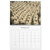 Buddha Statuen 2025 groß Kalender (Feb 2027)