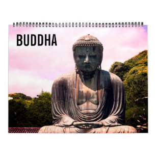 Buddha Statuen 2025 groß Kalender