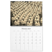 Buddha Statuen 2025 groß Kalender (Feb 2026)
