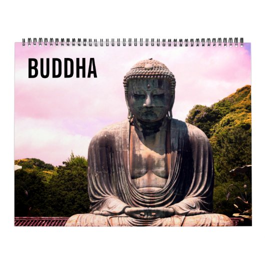 Buddha Statuen 2025 groß Kalender (Titelbild)