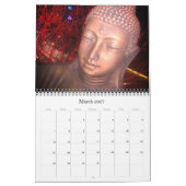 Buddha-Statuen 2025 Kalender (Mär 2027)