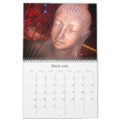 Buddha-Statuen 2025 Kalender (Mär 2026)