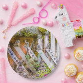 Buddha-Statuen am Senko-ji-Tempel Pappteller (Party)