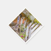 Buddha-Statuen am Senko-ji-Tempel Serviette (Ecke)