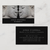 Buddha Statuen, Buddhismus, Buddhismus Visitenkarte (Vorne/Hinten)