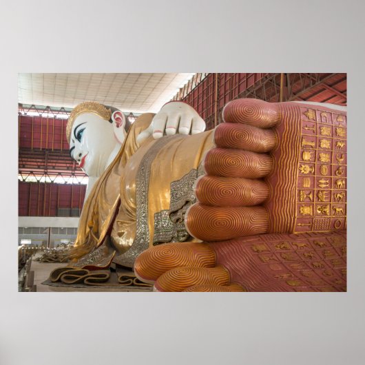 Buddha-Statuen-Füße Poster (Vorne)