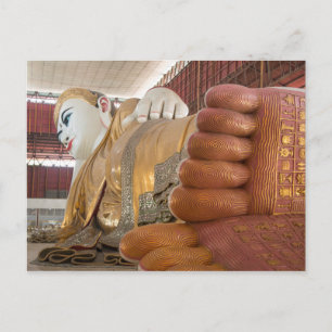 Buddha-Statuen-Füße Postkarte