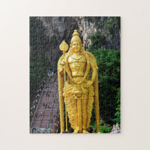Buddha-Statuen in den Batu-Höhlen-Malaysia. Puzzle