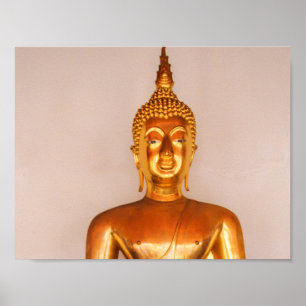 Buddha-Statuen in Wat Pho, Bangkok, Thailand Poster