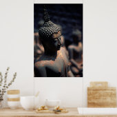 Buddha Statuen Poster (Küche)