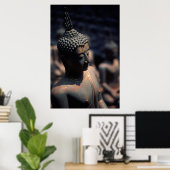 Buddha Statuen Poster (Heimbüro)