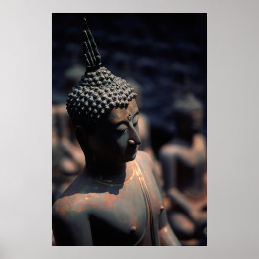 Buddha Statuen Poster (Vorne)