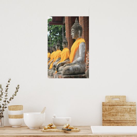 Buddha statuen Poster (Küche)