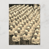 Buddha-Statuen Postkarte (Vorderseite)