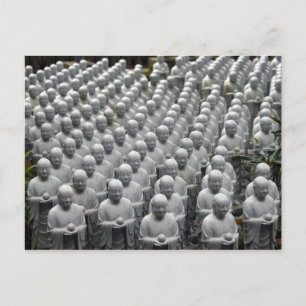 Buddha-Statuen Postkarte