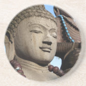 Buddha-Statuen Sandstein Untersetzer (Vorne)