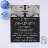 Buddha Statues, Buddhistischer Flyer für Gruppenwe (Einzeln)