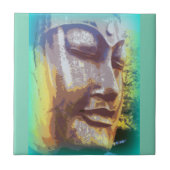 Buddha stellen Grün gegenüber Fliese (Vorderseite)