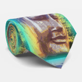 Buddha stellen Grün gegenüber Krawatte (Gerollt)