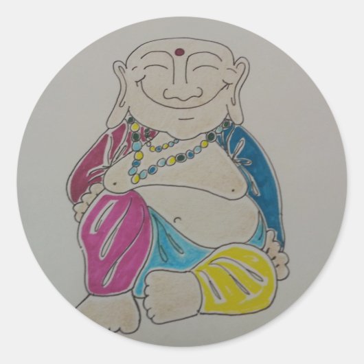 Buddha Sticker (Vorderseite)
