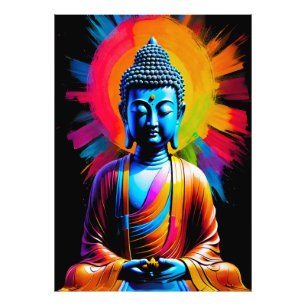 Buddha - Strahlen der Ruhe Fotodruck