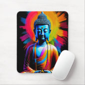 Buddha - Strahlen der Ruhe Mousepad (Mit Mouse)