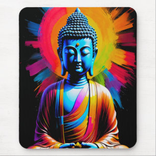 Buddha - Strahlen der Ruhe Mousepad
