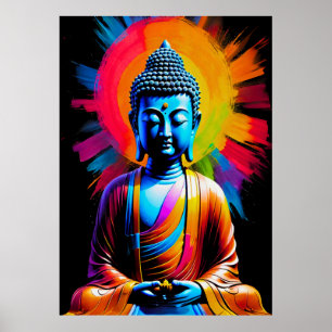 Buddha - Strahlen der Ruhe Poster