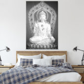 Buddha Stretched Canvas Print Leinwanddruck (Insitu (Schlafzimmer))