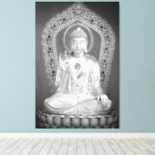 Buddha Stretched Canvas Print Leinwanddruck (Insitu (Holzboden))