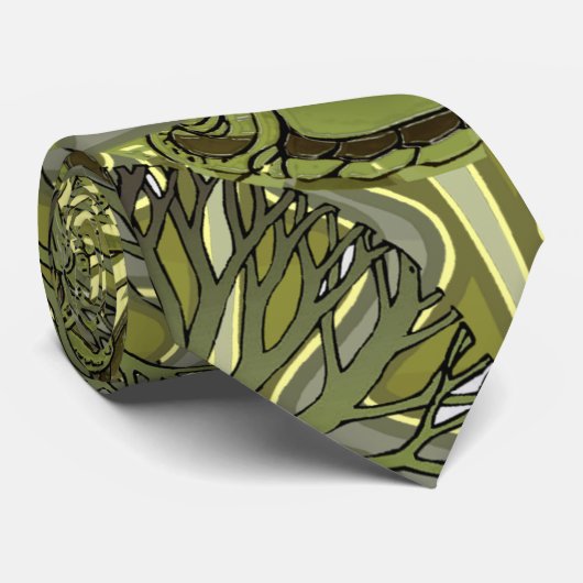 "BUDDHA-SUCHE " KRAWATTE (Gerollt)