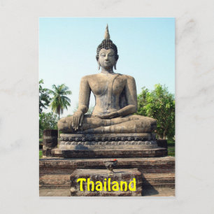 Buddha Sukhothai Thailand Postcard Postkarte