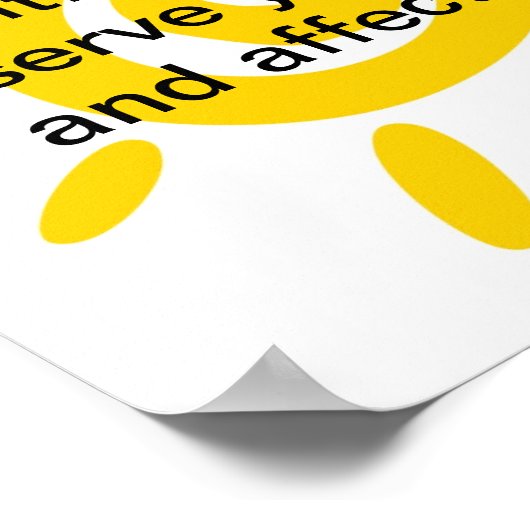 Buddha Sun Poster (Ecke)