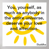 Buddha Sun Poster (Vorne)