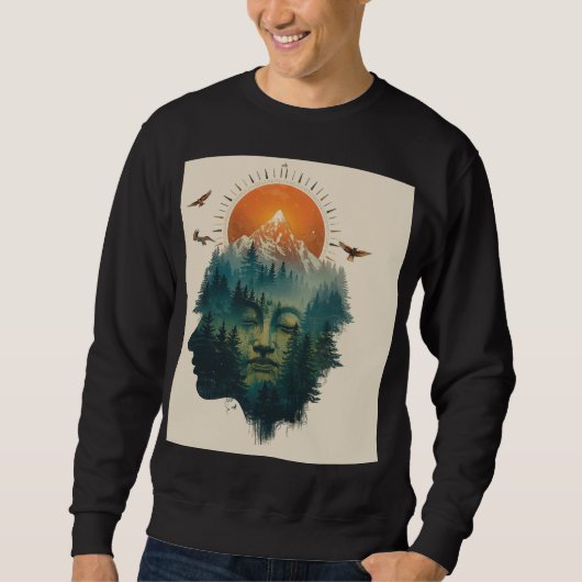 Buddha Sweatshirt (Vorderseite)
