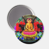 Buddha Swirl - Magnet (Vorderseite/Rückseite)