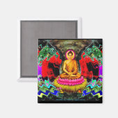 Buddha Swirl - Magnet (Vorderseite/Rückseite)