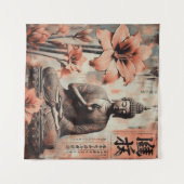 BUDDHA TAPESTRIE #5 WANDTEPPICH (Vorderseite (Horizontal))