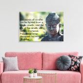 Buddha "Tausende Kerzen" Leinwanddruck (Insitu (Wohnzimmer))