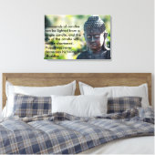 Buddha "Tausende Kerzen" Leinwanddruck (Insitu (Schlafzimmer))