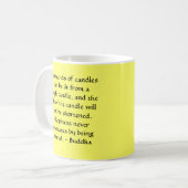 Buddha-Tausenden Kerzen können beleuchtet werden Kaffeetasse (Vorderseite Links)