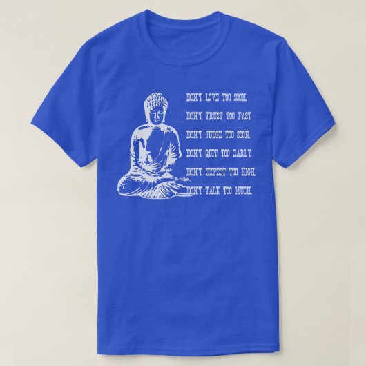Buddha Teaching And Science Inspiration Motivation T-Shirt (Design vorne)