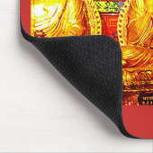BUDDHA-TECHNOLOGIE-AUFLAGE-COMPUTER MOUSEPAD (Ecke)