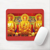 BUDDHA-TECHNOLOGIE-AUFLAGE-COMPUTER MOUSEPAD (Mit Mouse)